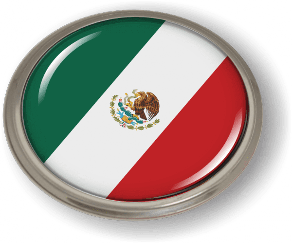 Mexico - Flag - Country Emblem